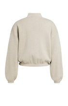 YaYa - Jacquard knitted cardigan with zip closure