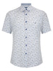 Drifter - Blue Print Geneva Short Sleeve Shirt