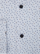 Douglas - White Print Long Sleeve Shirt