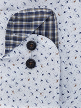 Douglas - White Print Long Sleeve Shirt