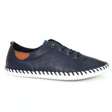 Lunar - St Ives Leather Plimsoll