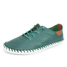 Lunar - St Ives Leather Plimsoll