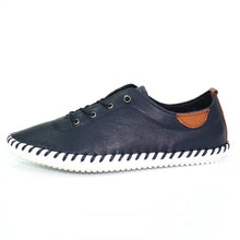 Lunar - St Ives Leather Plimsoll