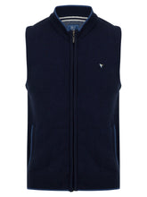 Daniel Grahame - Knitted Full Zip Sleeveless Sweater