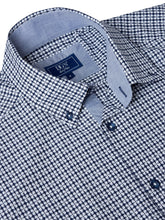 Daniel Grahame - Geneva Navy & White Casual Shirt