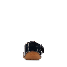 Clarks - Tiny Flower T Navy Patent