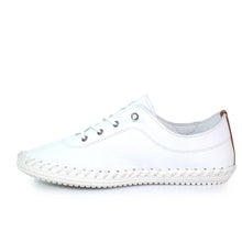 Lunar - St Ives Leather Plimsoll