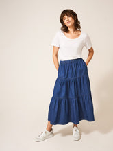 White Stuff - Mia Tiered Denim Skirt