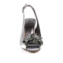Lunar - Ankara Peep Toe Slingback