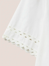 White Stuff - Sage Trim Top