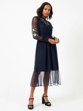 French Connection - Abra Embroidered Mesh Dress