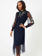 French Connection - Abra Embroidered Mesh Dress