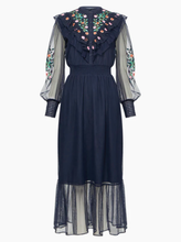 French Connection - Abra Embroidered Mesh Dress