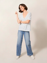 White Stuff - Broderie Mix Top