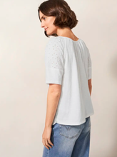 White Stuff - Broderie Mix Top