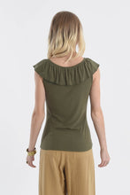 Molly Bracken - Ruffle Neck Tank Top