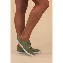 Lunar - St Ives Leather Plimsoll