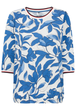 Olsen - Leaf Print Tee