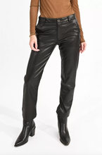 Molly Bracken - Vegan Leather Straight Leg Pants
