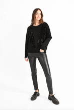 Molly Bracken - Sequin Yoke Sweater