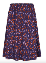 Zilch - Serpentine Plum Skirt