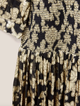 White Stuff - Wren Metallic Jacquard Dress